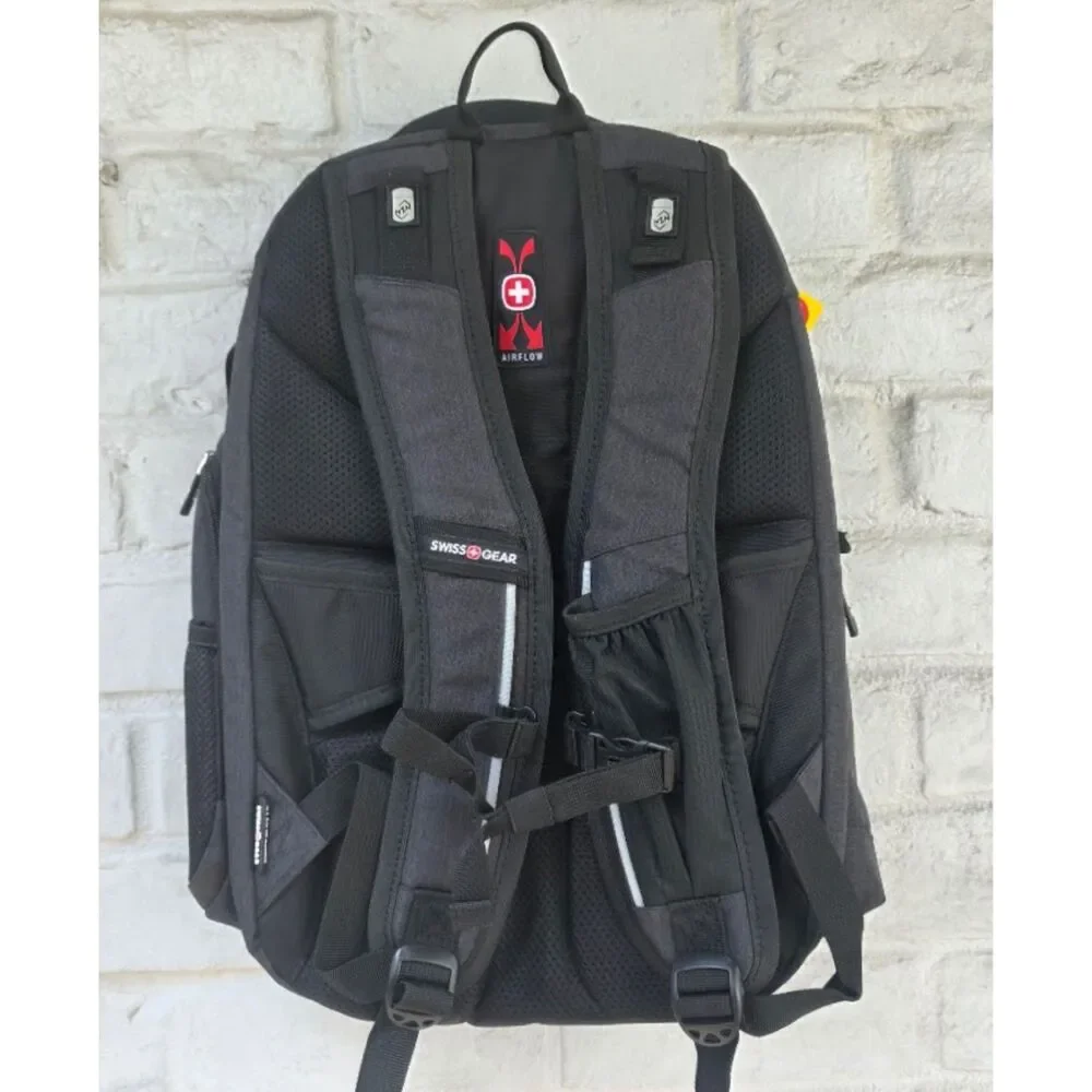 Swissgear 5358 USB ScanSmart Laptop Backpack Black Travel Work Bag